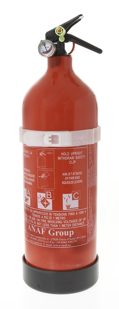 Fire Extinguisher With Manometer 2 3 4 kg Powder - Fire extinguishers - MTO  Nautica Store