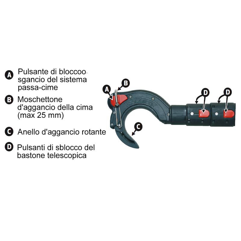 Half Sailor Passacima Hook & Moor 320 cm Carbon