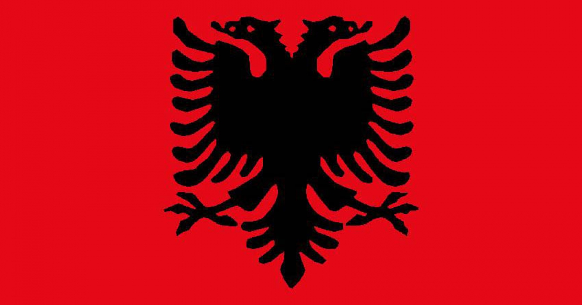 Bandiera Albania 30x45