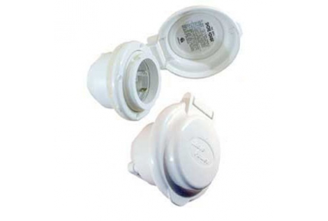 30A IP X7 Waterproof Round Socket