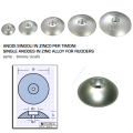 Single Zinc Anodes for Rudders