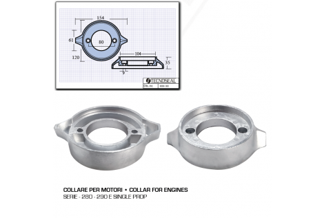 Collar for Motor Series 280 290 Single Prop