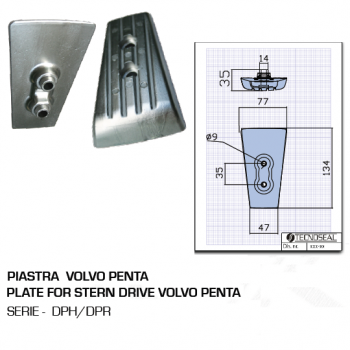 Volvo Penta plate DPH DPR series