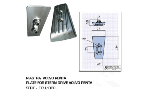 Volvo Penta plate DPH DPR series