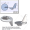 Fin for Engines with Large Propeller Series 50 140 HP