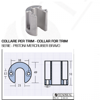 Collar for Engine Trim Pistons Mercruiser Bravo