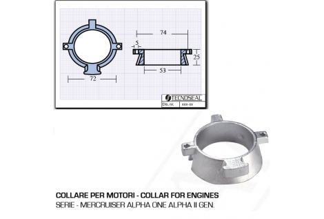 Collar for Mercruiser Alpha One Alpha II Gen engines