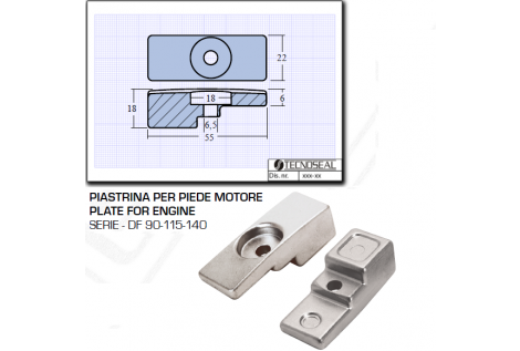 Plate for Motor Foot DF 90 115 140