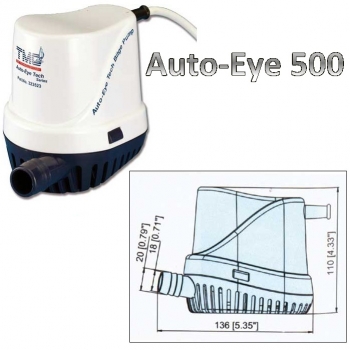 Electric Immersion Pump mod. Auto-Eye 500/1000/1500