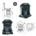 Navigation lights for hulls up to 50 m DHR