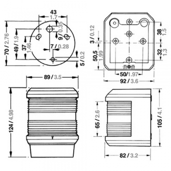 Navigation lights Aqua Signal Series 41