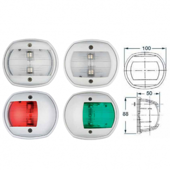 Via Osculati lights up to 12 meters Classic Series 12