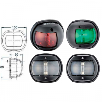 Via Osculati lights up to 12 meters Compact Series 12