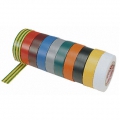 Self-extinguishing PVC electrical insulating tape