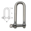 Long shackle in AISI 316 stainless steel