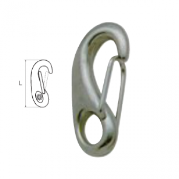 Closed Jib Carabiner in 316 Stainless Steel