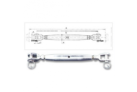 Two Fork Stainless Steel Turnbuckles