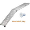 Folding gangway in non-slip aluminum