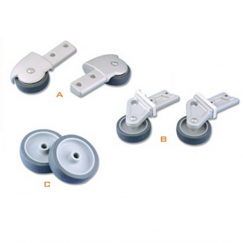 Replacement Wheels with Attachments for Walkways