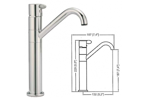 Washbasin mixer