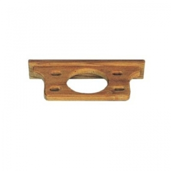 Teak wood and toothbrush holder