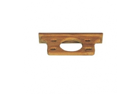 Teak wood and toothbrush holder