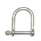 Extra-large large shackle in AISI 316 stainless steel