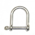 Extra-large large shackle in AISI 316 stainless steel