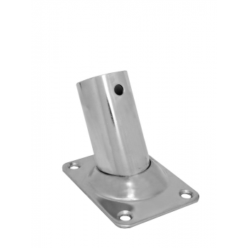 STAINLESS STEEL BASE 60 ° Ø MM.22