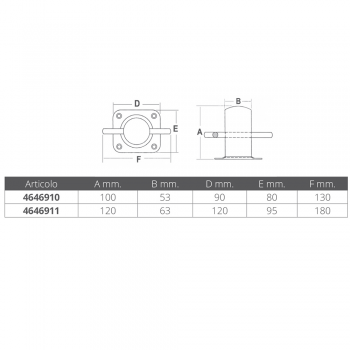 Bollard in mirror polished Aisi 316 stainless steel