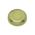 Brass hub cap for wheel