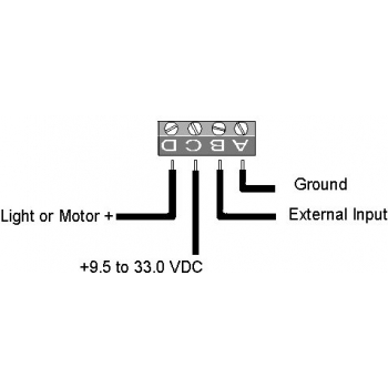 CruzPro DI30 / 8 Dimmer 8 A. (potentiometer)