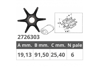 IMPELLER JOHNSON / EV. 2T 40-60HP