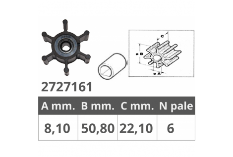 JABSCO NITRILE IMPELLER