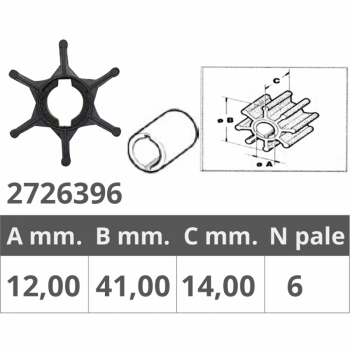 TOHATSU IMPELLER REF. OR.3C7-65021-2