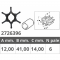 Tohatsu impeller ref. or.3c7-65021-2