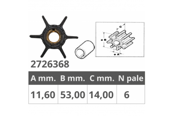 IMPELLER YAMAHA / SELVA 4T 6-8 HP