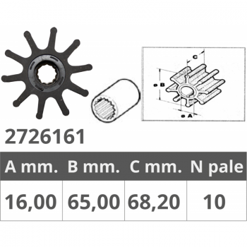 IMPELLER YANMAR 119593-42200