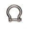 Aisi 316 s.s. flush head bow shackles