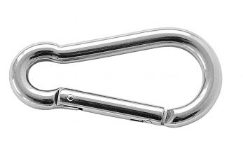 Stainless steel carabiner 316 Ø 5x50 mm