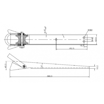 BOW STAINLESS STEEL MM. 390