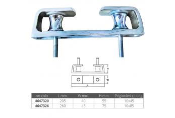 Stainless steel roller fairlead