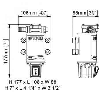 Marco UP3 / OIL-R pump OIL TRANSFER