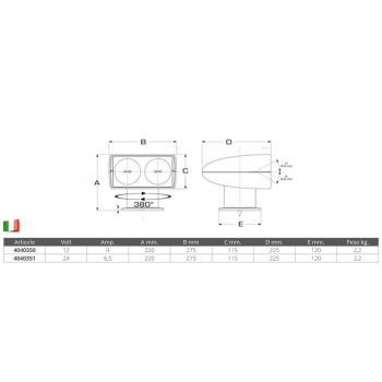 12V PROJECTOR