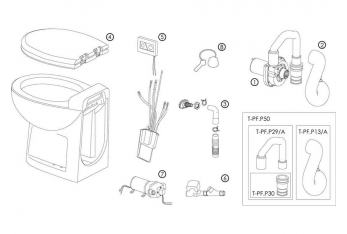 Spare Parts and Accessories for Desing and Flexi Toilets