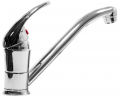 Single handed mixer long spout