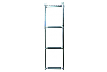 STAINLESS STEEL 316 TELESCOPIC LADDER 3GR.