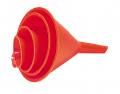 Set of 4 plastic funnels