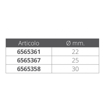 FORK JOINT INOX Ø MM.22